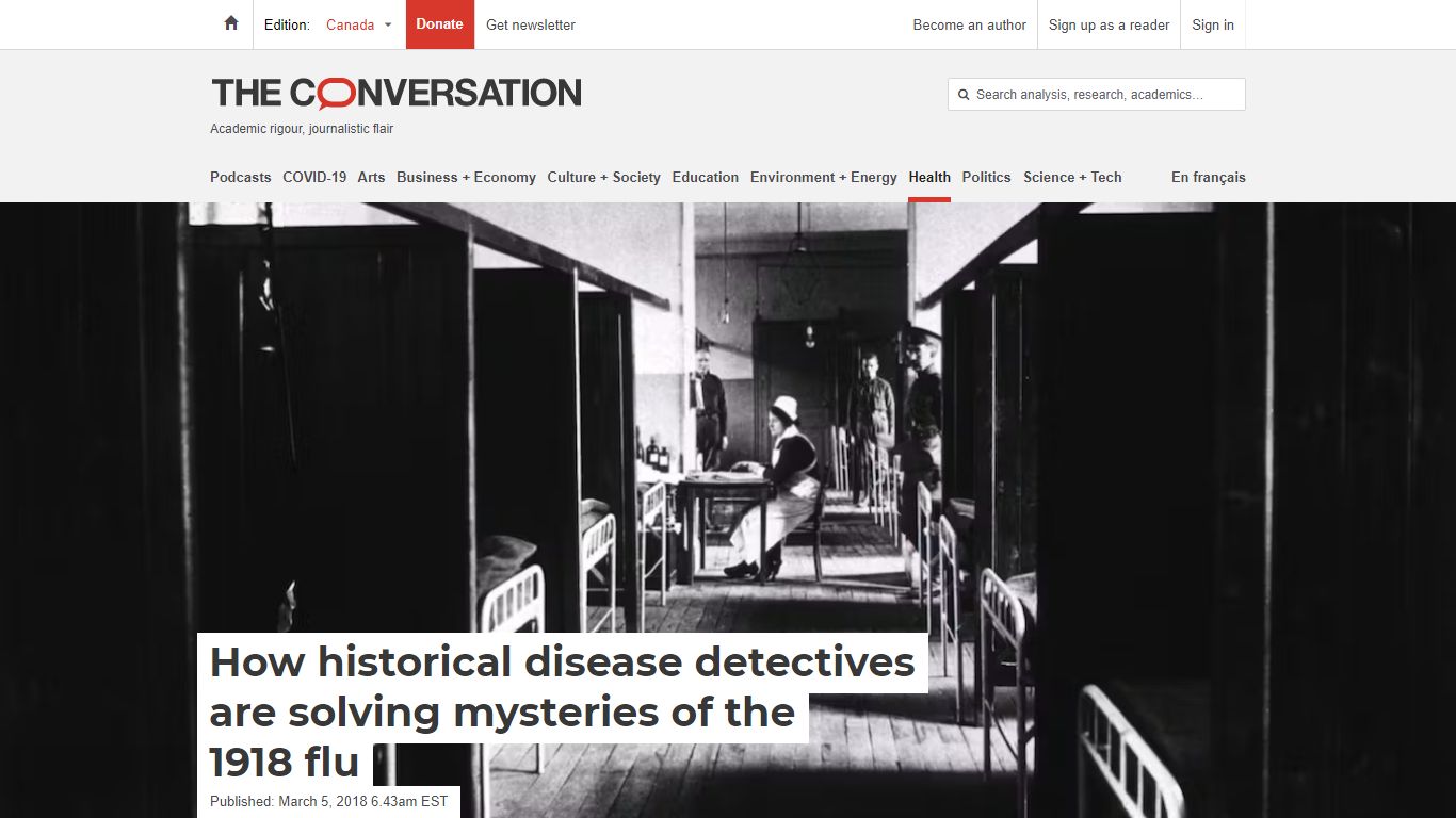 How historical disease detectives are solving mysteries of the 1918 flu